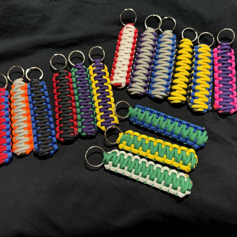 Paracord key chains